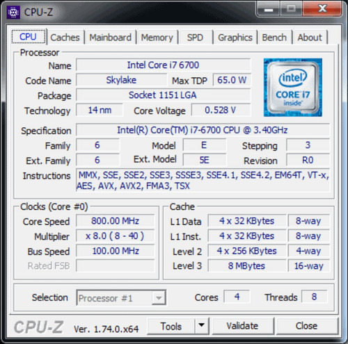 Motherboard Asus Z270-a, I7 6700, M.2 S11 512gb, 32gb Ddr4 (Usado)