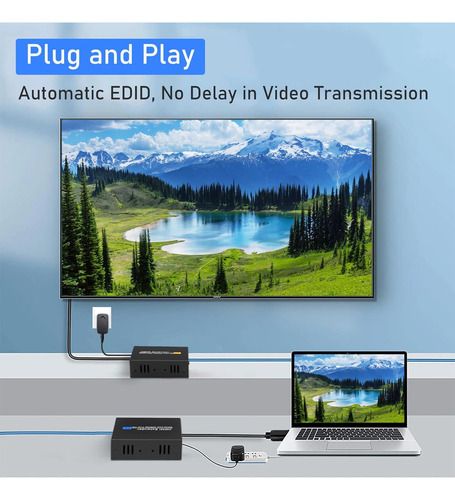Tendak Extensor Hdmi De 393.7 Ft/400 Pies, Extensor Ethernet