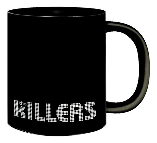 Caneca Preta Banda Rock Internacional Anos 2000 The Killers
