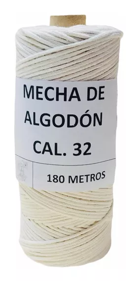 Pabilos Comerciales Mexicanos. S.A . de C.V. PABILO para Velas B16T a 6.5cm