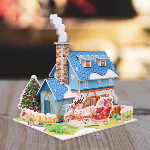 4 Diy Casas De Navidad Kits De Casas De Artesanía