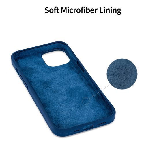 Tarjetero Dockem Para iPhone 14 Con Carcasa De Silicona Líqu