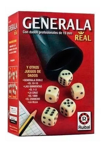 Generala Real Juego De Mesa Original Ruibal