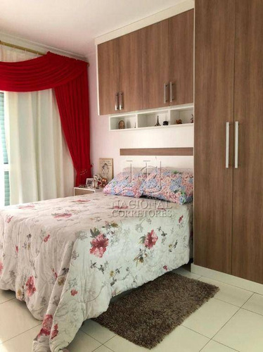 Imagem 2 de 25 de Cobertura Com 3 Dormitórios À Venda, 208 M² Por R$ 650.000,00 - Parque Jaçatuba - Santo André/sp - Co5612