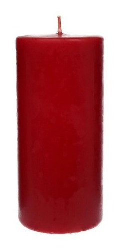 Imagen 1 de 2 de Cirio O Velon 15 Cm Rojo /lamanoworld