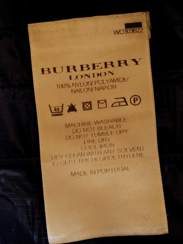 Chamarra Rompevientos Burberry