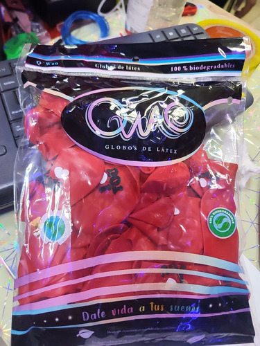 100 Globos Latex Impresion Corazón Rojo 10 Pulgadas 25 Cm Corazon Impreso