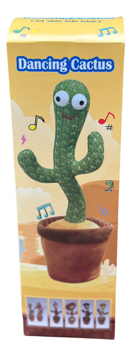 ZXZ brinquedo cactus USB recarregável