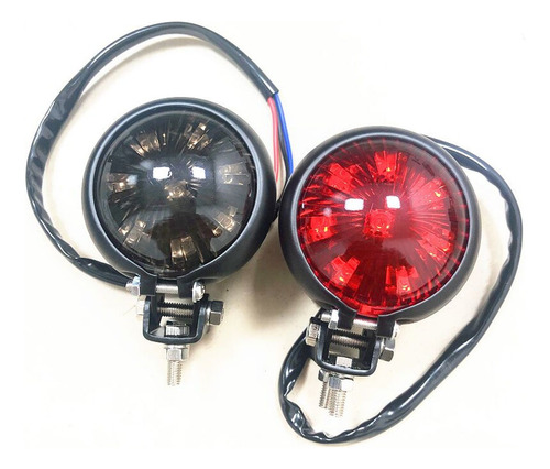 Cola De Parada Ajustable Estilo Cafe Racer 12 V Color Rojo
