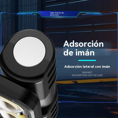 Lampara Cabeza Linterna Led Minera Minero Recargable Lámpara