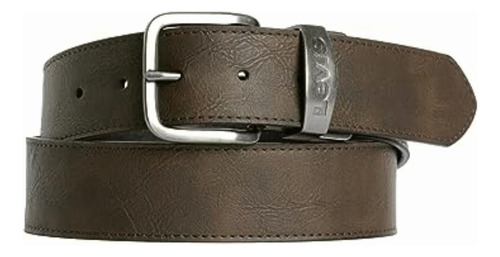 Levi's 87518-007232 Cinturón Reversible Para Hombre, Café,