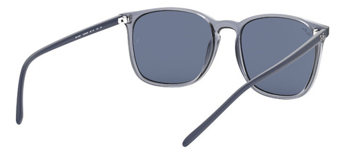 Lente De Sol Ray-ban 0rb4387 Unisex Lifestyle Negro Blue Trasparent Blue Blu