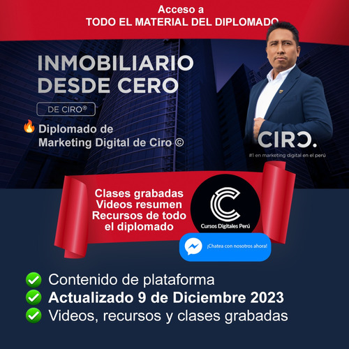 Diplomado 2023 De Ciro Marketing Digital Inmobiliario