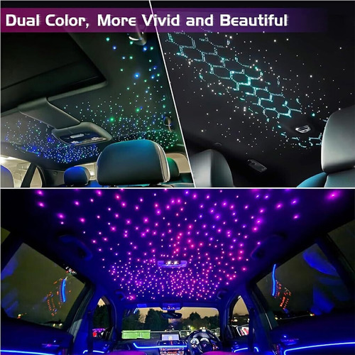Kit De Iluminación De Estrella Para Coche, Luz Óptica Led