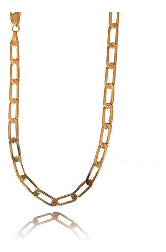 Pulseira Corrente Chapada Folheada Em Ouro 18k
