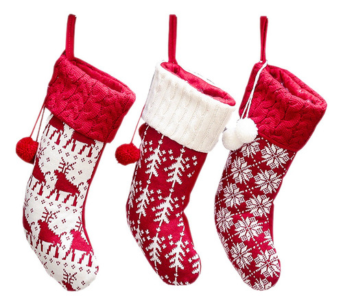 Calcetines De Decoración Calcetín Navideño For Colgar En La