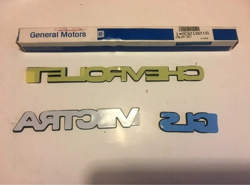 Insignias Chevrolet Vectra, Original.