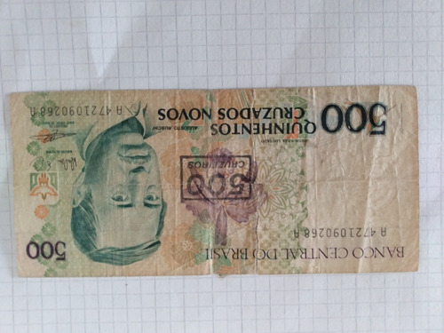 Billete De 500 Cruzados Novos