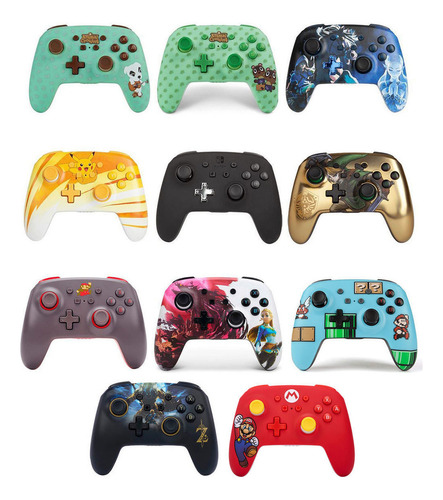 Joystick Inalambrico Power A Para Nintendo Switch Macrotec Color Mario Joy