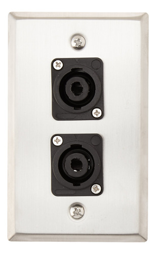 Sismica Audio Sa-plate10 acero Inoxidable Placa Pared Dual