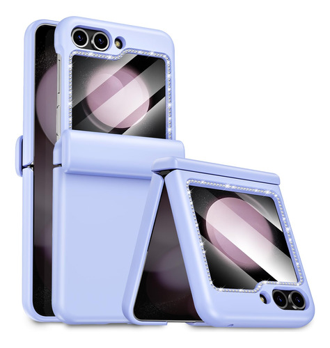 Caka Funda Para Galaxy Z Flip 5 Con Protección De Bisagra,