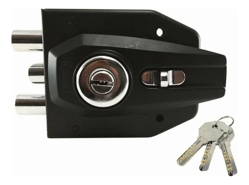 Phillips Cerradura De Sobreponer Mod. As 2000 Color Negro