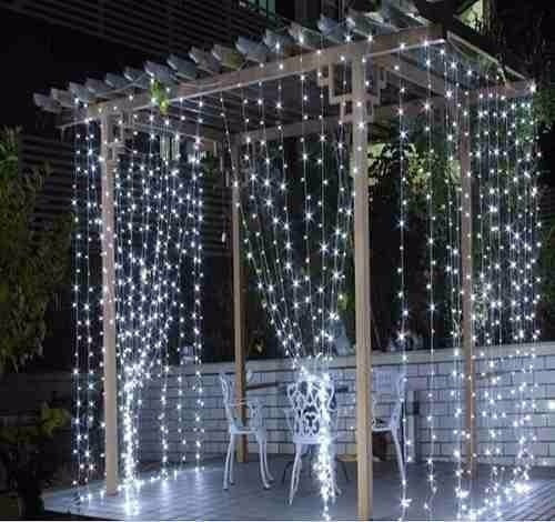 Cortina 500 Led Branca 127v 4x2.2m Natal Casamento Decoração