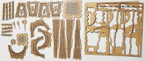 Torre Eiffel De 30cm De Mdf Para Recuerdos, Rompecabezas 3d