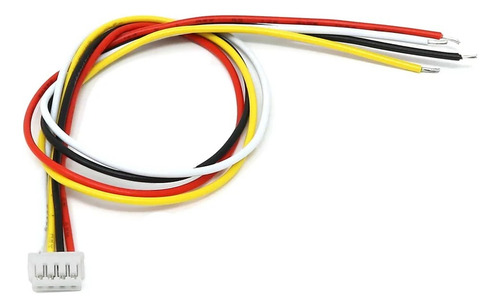 5 X Conector Jst Micro 4 Pines Par Macho Y Hembra Cable 20cm Color Negro
