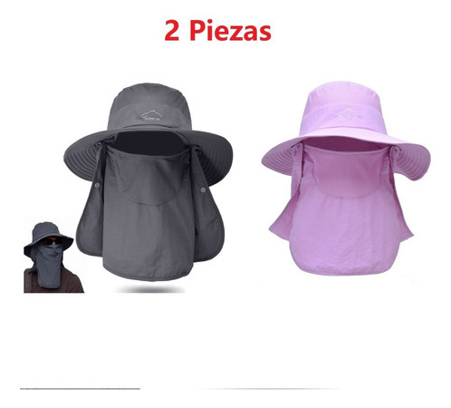2 Piezas Sombrero De Sol Para Hombre Con Protección Upf 50+