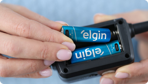 2 Pilhas Recarregável Aa Tipo C Com Cabo 2000mah Elgin