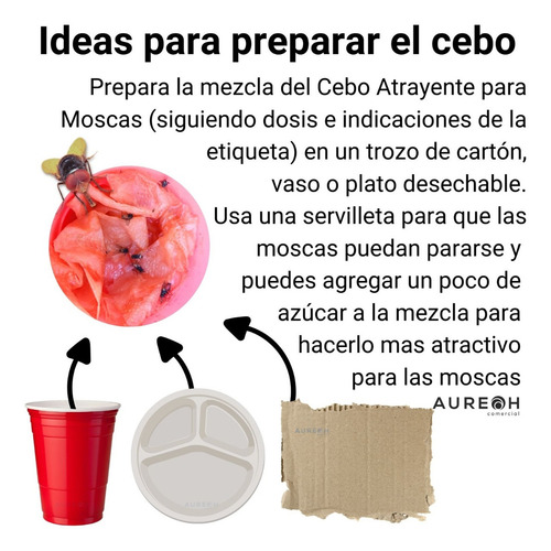 Insecticida Mata Moscas Cebo Atrayente Dagger 1 Kg Doméstico