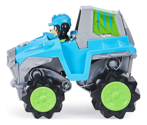 Paw Patrol, VehĂculo Transformador De Dino Rescue Rex Con Fi
