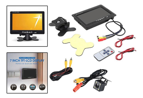 M Monitor Retrovisor Lcd Tft A Color De 7 Pulgadas, Camión