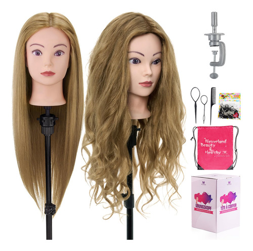 Cabello Humano Mannequin Head Neverland Beauty & Health, 70