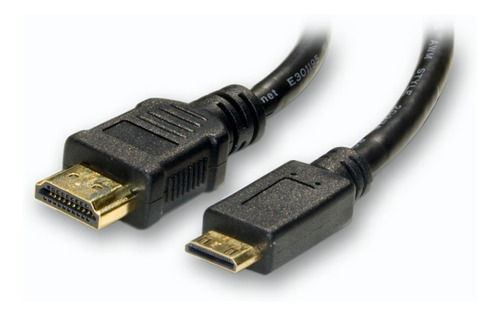 Cable Hdmi A Mini Hdmi 1.5mts V1.3 Cat.2 Oro 24k, Full Hd