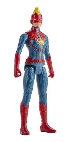 Boneco Capitã Marvel Avengers 30cm Articulado Da Hasbro.