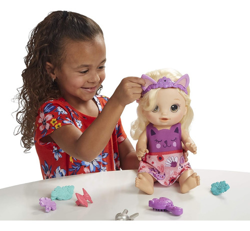 Boneca Baby Alive Penteados Diferente Loira Português Hasbro