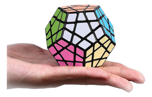 Dreampark 3x3 Megaminx Speed Cube Puzzle Juguete, Negro