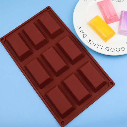 Moldes Rectangulares Pequeños De Chocolate De 9 Eslabones Pa
