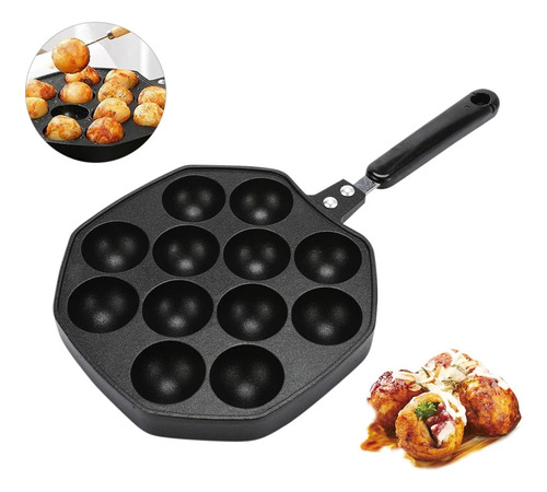 Sartén Antiadherente Takoyaki Grill Para Cocinar Baki