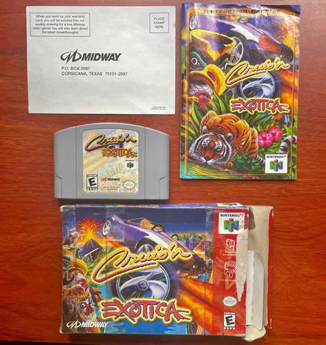 Cruis´n Exotica Nintendo 64 Con Caja Y Manuales Original