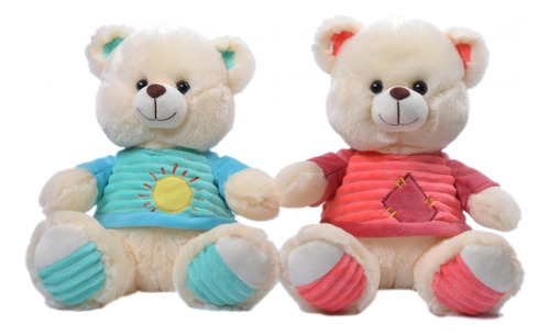 Peluche Oso Con Remera 36cm Woody Toys