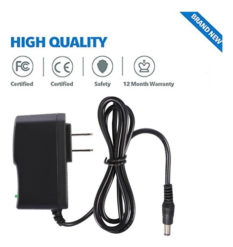 . Adaptador Convertidor De Ca, Cable De Alimentación De Cc