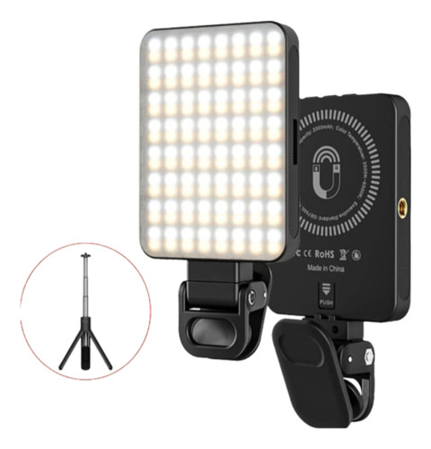Luz Led Panel Selfie Magsafe 64 Leds + Trípode Emeet 30cm
