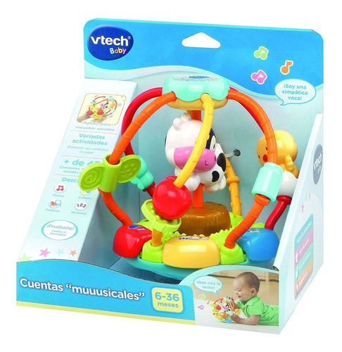 Cuentas Musicales Vtech Sonajero Bola Interactiva Bebé 