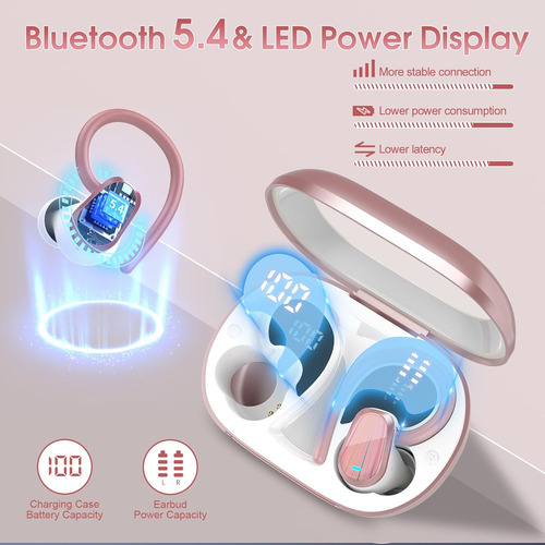 Auriculares Bluetooth 5.4 Oyib S75 Ergonomico