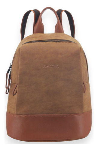 Mochila Urbana Amayra Mochila Amayra Color Suela 25x30x13 Diseño Liso
