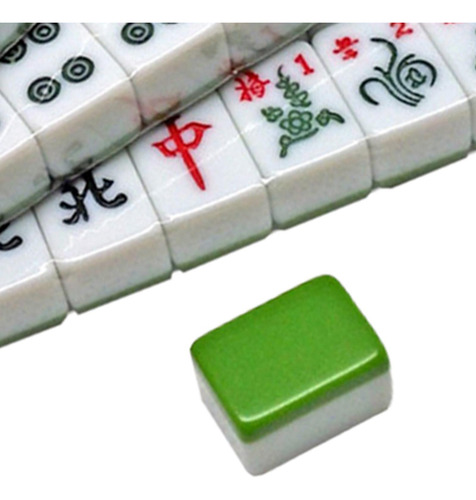 Tamaño Portátil Mahjong Chino 144 Fichas Mahjong Con Caja