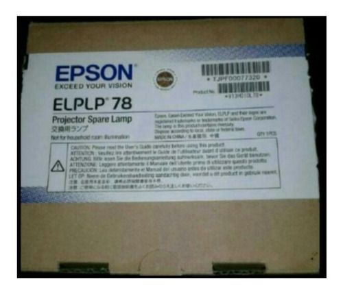 Lampara Para Proyector Epson Nueva S18 X24 Ex3220